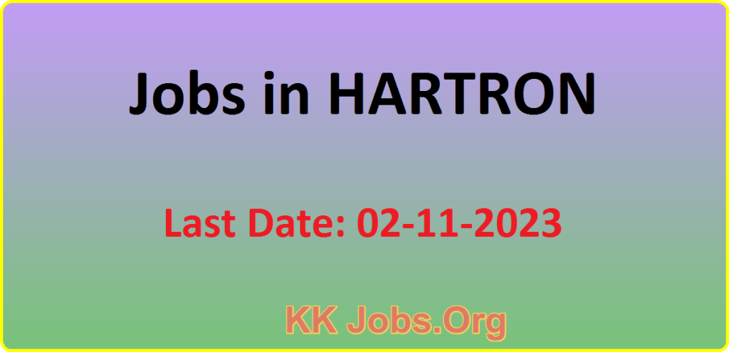 latest jobs in Hartron